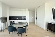 43. Etage Signature Skyline Supreme – Süd-Eckresidenz - 3 Zimmer, Freifläche und mit Panorama über Wien und Donau