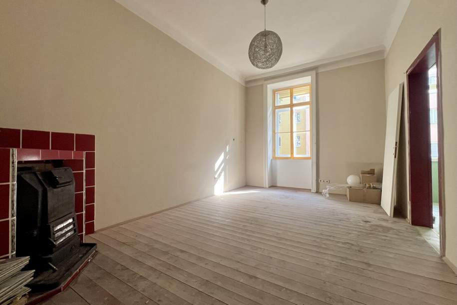 Unsaniert & einzigartig – Altbaujuwel mit Potenzial, Wohnung-kauf, 149.000,€, 1050 Wien 5., Margareten