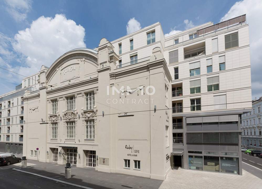 Exklusive Dachgeschosswohnung in den historischen Sofiensälen – 5 Zimmer mit Terrasse & Loggia