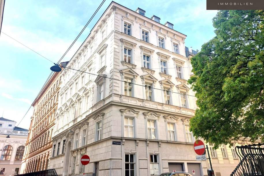 | AKH NÄHE | UNBEFRISTETE | 2 ZIMMER-ALTBAUWOHNUNG 68 m² | TOP-RUHELAGE | EINBAUKÜCHE | 3. LIFTSTOCK | U4 U6 | BEZUG 01.01.2027, Wohnung-miete, 1.352,77,€, 1090 Wien 9., Alsergrund