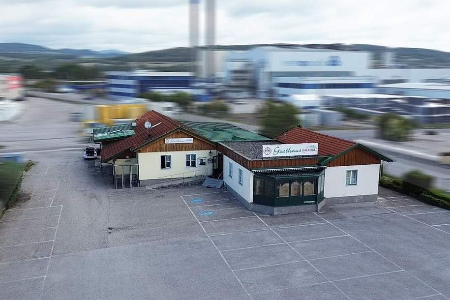 Gasthaus und Motel samt tausenden QM Grundstück inmitten von Pöchlarn, Gewerbeobjekt-kauf, 3380 Melk