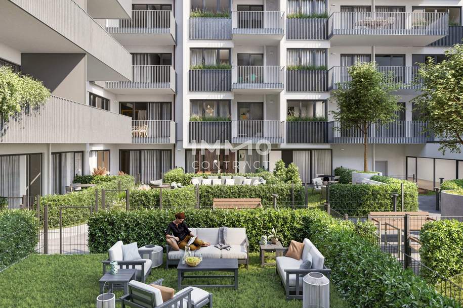 Begrünter Innenhof, großer Balkon - TOP Grundriss: Urban und hip Wohnen in Ottakring, Wohnung-kauf, 202.400,€, 1160 Wien 16., Ottakring
