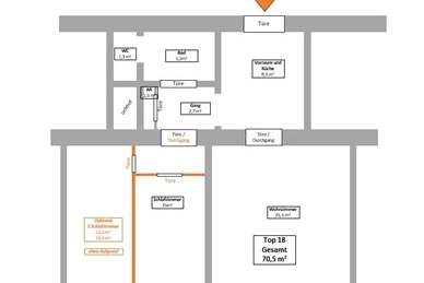 Charmantes 2-Zimmer-Apartment in zentraler Lage Wiens (Provisionsfrei), Wohnung-kauf, 399.999,€, 1020 Wien 2., Leopoldstadt