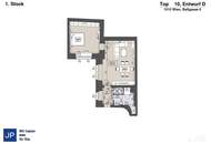 Edle 2-Zimmer-Altbauwohnung mit Designer-Möblierung im Herzen Wiens