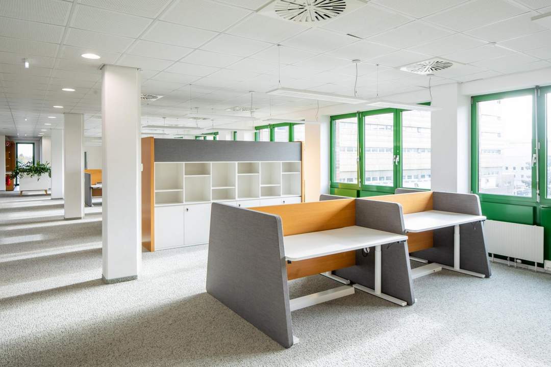 Großzügiges Open-Space-Büro mit Besprechungsräumen im 22. Bezirk | Lift, Tiefgarage, flexibel nutzbar