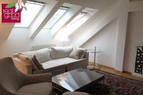 Gediegene 3-Zimmerwohnung mit einer ca. 60 m² großen Dachterrasse in schöner zentraler Lage des 4. Bezirks, unweit des 5. und des 1. Bezirks, Wohnung-miete, 1.990,00,€, 1040 Wien 4., Wieden