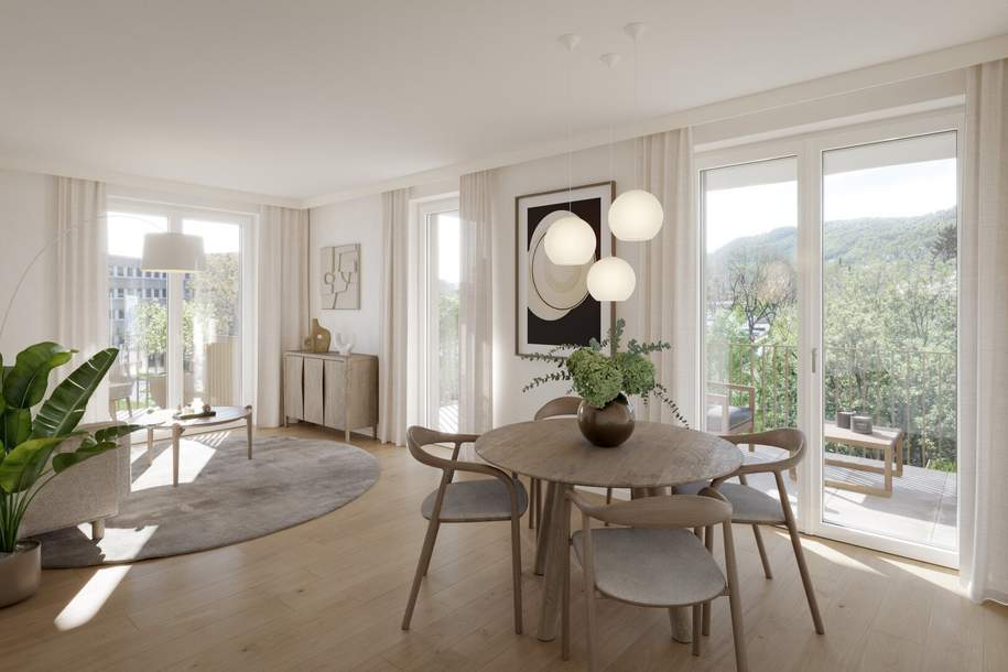 JETZT MIETEN - SPÄTER KAUFEN! 2-Zimmer-Wohlfühlwohnung | SÜDBLICK Eggenberg, Wohnung-kauf, 218.495,€, 8020 Graz(Stadt)