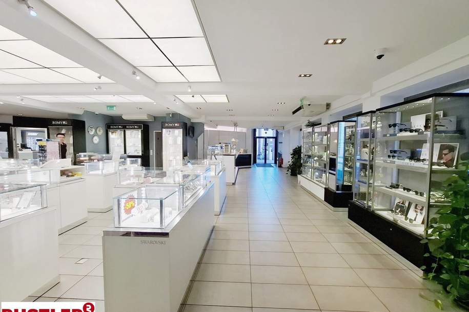 Erdgeschoß - Ecklage - 2 Eingänge - große Fensterflächen, Gewerbeobjekt-miete, 7.993,45,€, 1050 Wien 5., Margareten