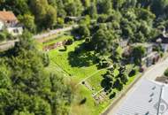Traumblick auf die weltlängste Burg Burghausen - Baugrundstück in Hochburg-Ach