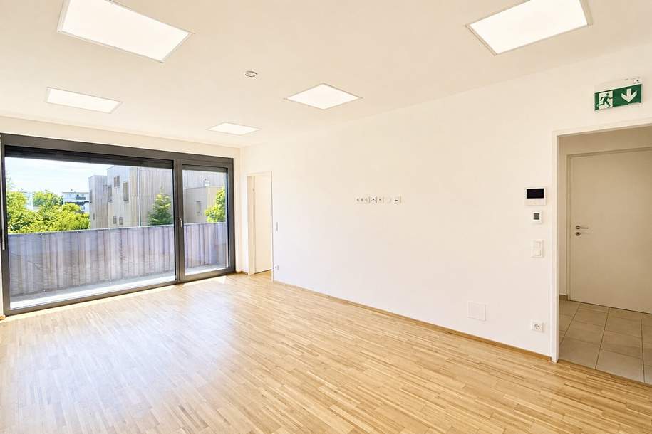 Klagenfurt - St.Veiter Straße: 3-ZI Wohnung mit Deckenbeleuchtung im Office Style & Balkon, Wohnung-miete, 1.127,23,€, 9020 Klagenfurt(Stadt)
