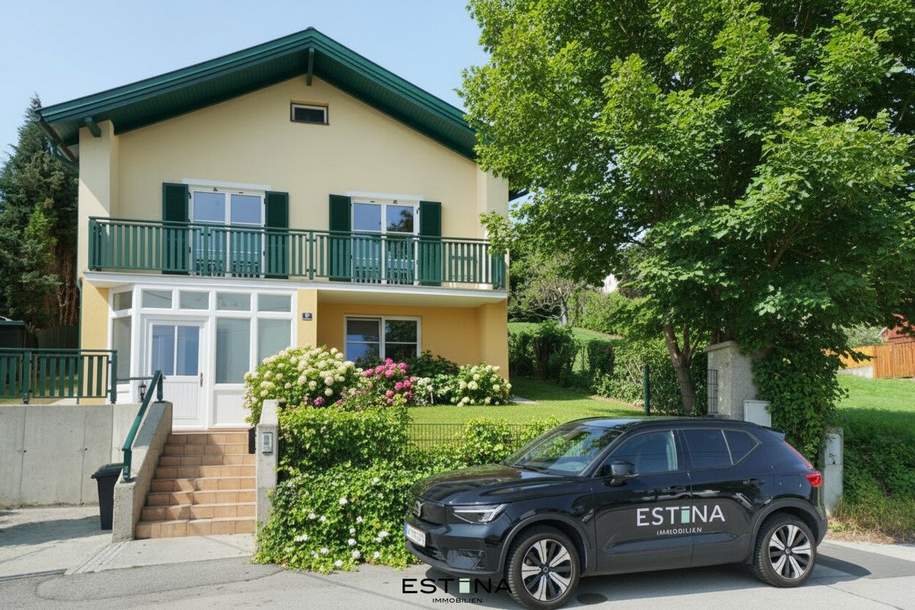 Gepflegtes Haus mit großem Garten, Panorama und Gartenhaus, Haus-miete, 3.490,00,€, 3400 Tulln