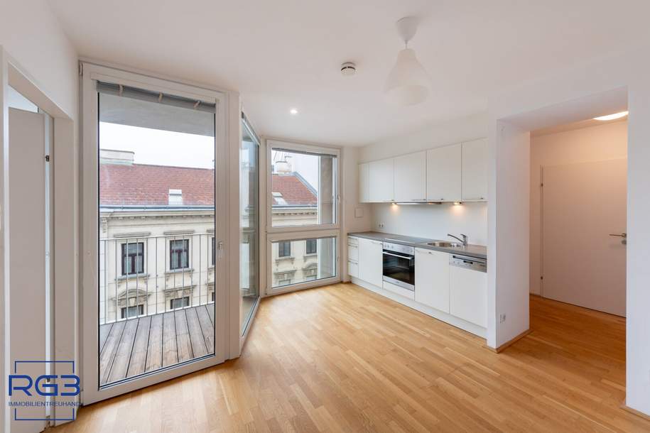 Sonnige 2-Zimmer-Wohnung mit Südwest-Loggia – modern, ruhig & perfekt geschnitten, Wohnung-miete, 899,27,€, 1110 Wien 11., Simmering