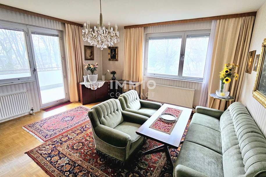 Große 3-Zimmer-Wohnung mit Loggia im Zentrum mit Parkblick, Wohnung-kauf, 289.500,€, 2540 Baden