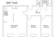 Moderne, lichtdurchflutete 3-Zimmer-Wohnung im 4. Liftstock – Nähe Karmelitermarkt