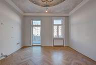 Exklusiv sanierte Altbauwohnung mit Balkon, Stuckdecke und elegantem Wohnambiente