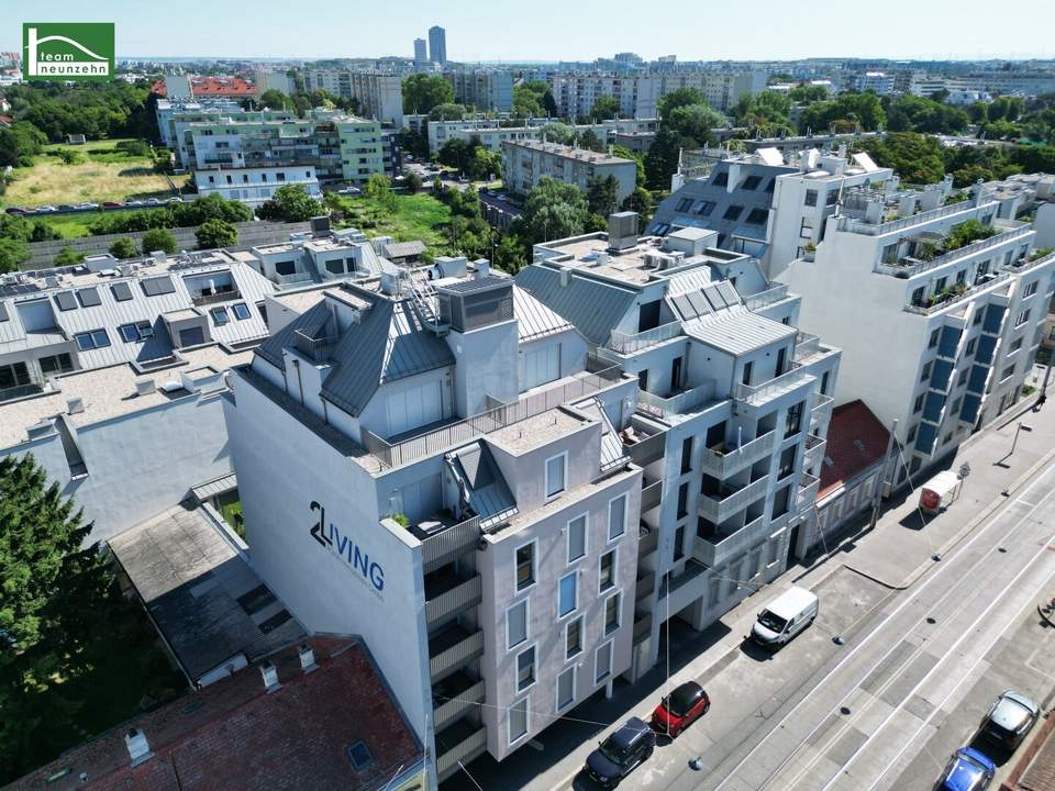 Sie haben es sich verdient .... Neubau im DG mit Terrasse und Küche in Bestlage - Nähe U1 - Kagraner Platz
