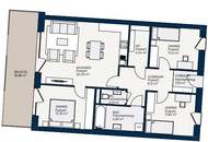 Hochwertige Neubauwohnung mit 4-Zimmern und großem Balkon