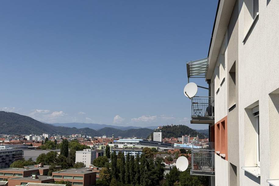WG-Hit nahe TU Graz - 3 getrennte Zimmer & 2 Balkone, Wohnung-miete, 1.087,80,€, 8010 Graz(Stadt)