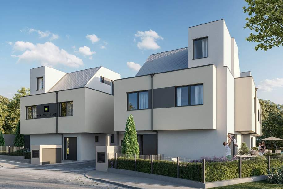 Ein Zuhause zum Verlieben: Einfamilienhäuser in der Maigasse *ERSTBEZUG *EIGENGRUND *NÄHE ZUR SCN, Haus-kauf, 749.000,€, 1210 Wien 22., Donaustadt