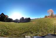Sonniges Baugrundstück mit traumhafter Aussicht