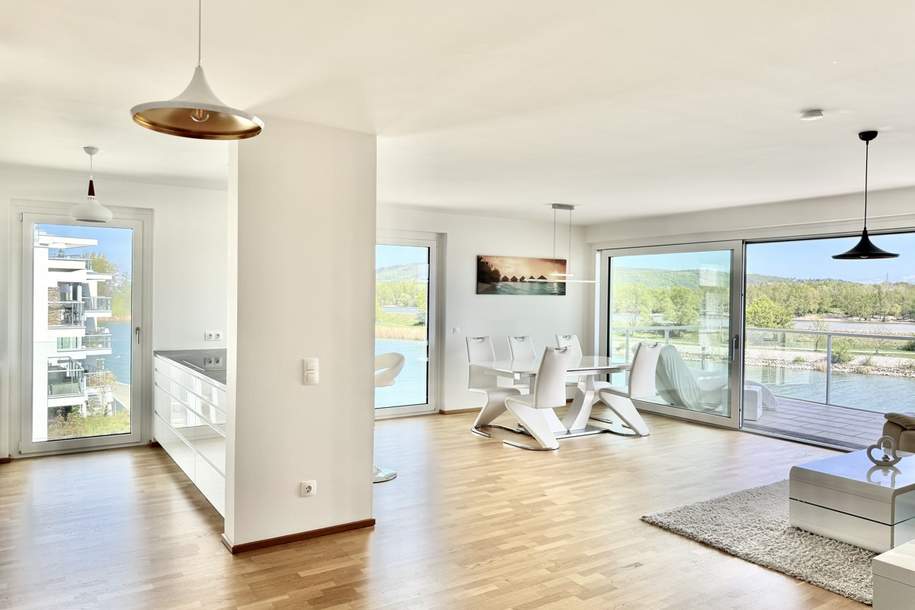 Das Herzstück! Urlaubsfeeling - Luxus Living direkt am Wasser - Elevate your Lifestyle, Wohnung-kauf, 1.495.000,€, 1190 Wien 19., Döbling