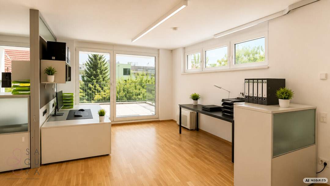 Exklusives Büro mit großzügiger Terrasse und traumhaftem Panoramablick
