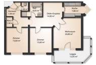 Großzügige 3-Zimmer-Wohnung in familienfreundlicher Lage