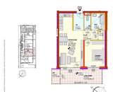 56m² Genossenschaftswohnung "ERSTBEZUG-PROVISIONSFREI" Miete mit Kaufrecht, unbefristet (2 Pkw Einstellplätze) + Loggia