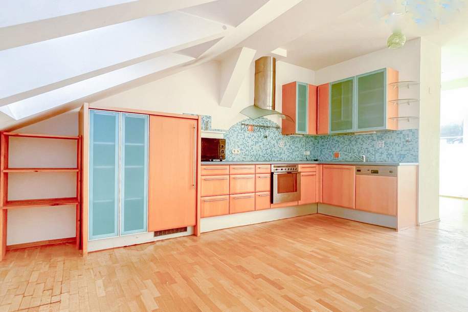 Sanierungs/Renovierungs DG mit Süd-Terrasse | 150m zum Schloss Schönbrunn | 2 Min. zur U4, Wohnung-kauf, 400.000,€, 1120 Wien 12., Meidling
