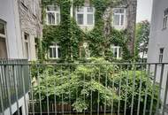 Altbauwohnung mit Balkonen - U1 Taubstummengasse