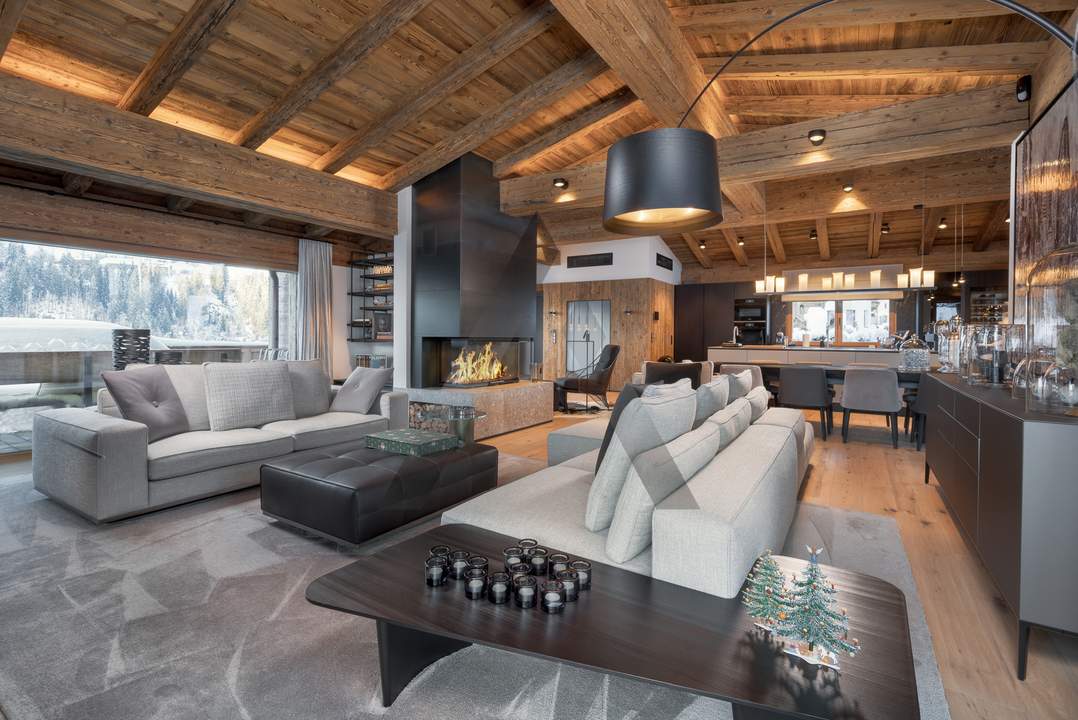 Exklusives Design Chalet mit Ski-out in Sonnenlage
