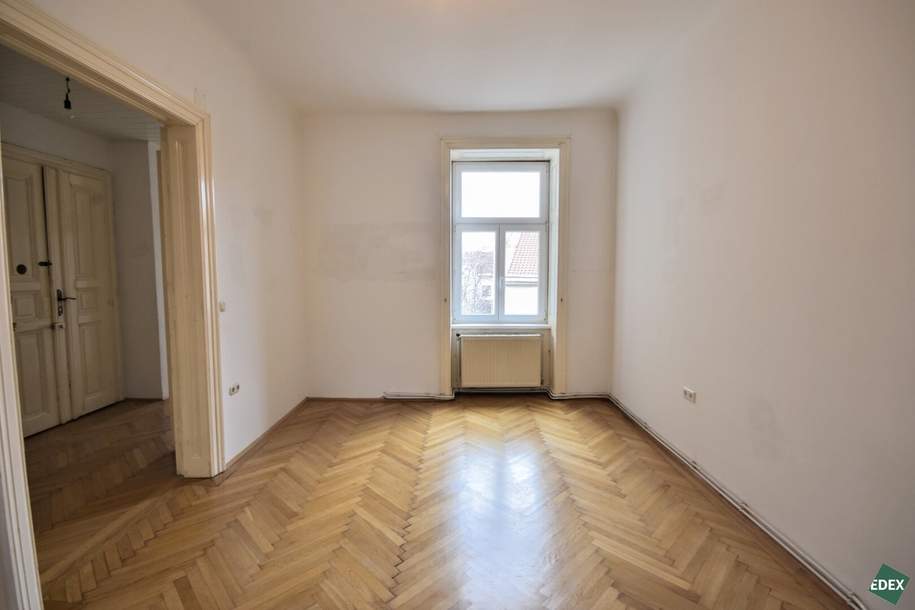 Schöner 2-Zimmer-Altbau mit hofseitigem Schlafzimmer und Balkon, Wohnung-miete, 1.199,99,€, 1180 Wien 17., Hernals