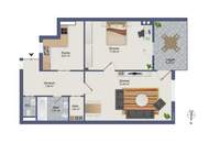 Wohnen in Graz-Waltendorf: 2 Zimmer mit Loggia &amp; bester Anbindung