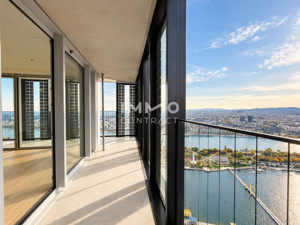 Skyline Residence mit Stephansdom und Praterblick: DC2 Tower - 35. Etage