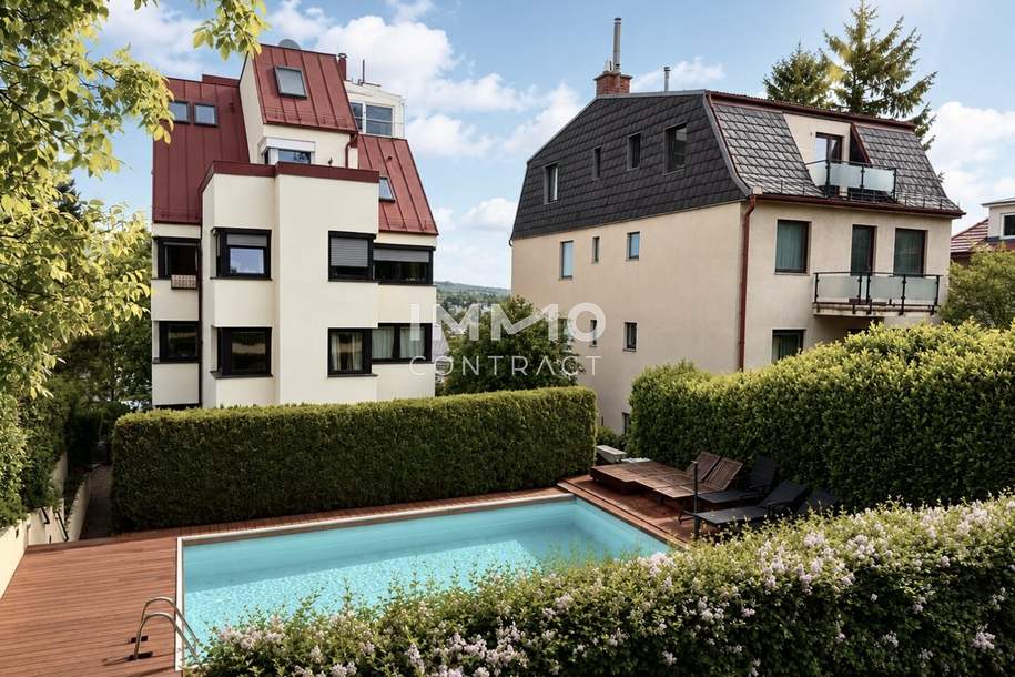 Elegante Wohnresidenz in Bestlage Döbling mit SWIMMINGPOOL im ruhigen Innenhof, Wohnung-kauf, 899.000,€, 1190 Wien 19., Döbling
