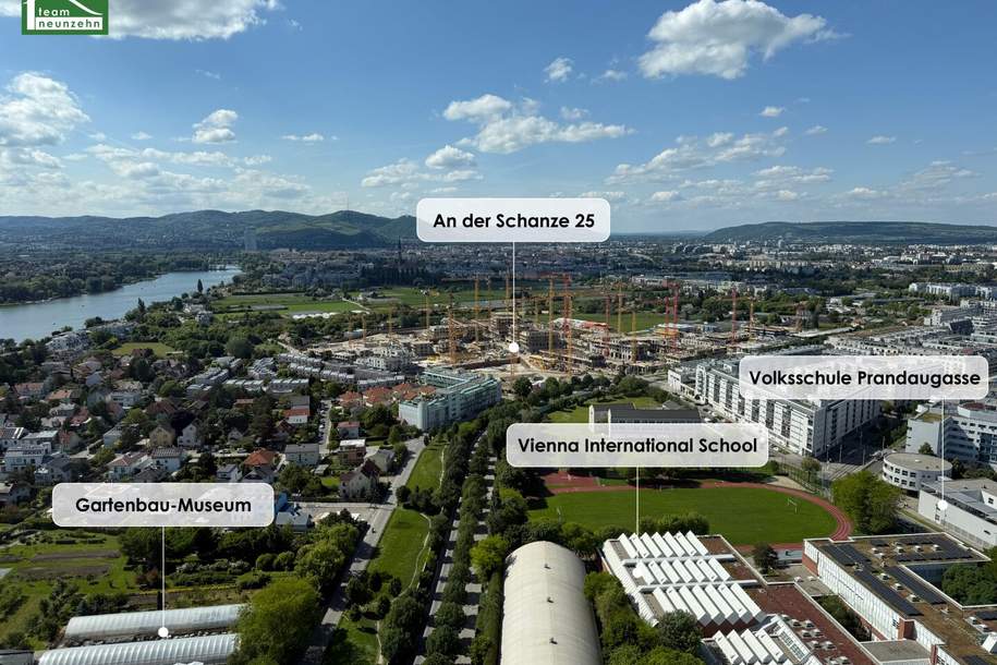 „An der Schanze“: Lebensqualität. Lage. Luxus - Exklusiv leben. Direkt am Wasser. Ab Herbst 2026., Wohnung-kauf, 809.000,€, 1220 Wien 22., Donaustadt