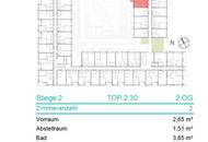| VERFÜGBAR AB SOFORT | PROVISIONSFREI | 2 ZIMMER | ASPERNSTRASSE U2 | NEUBAU | SMARTES WOHNEN