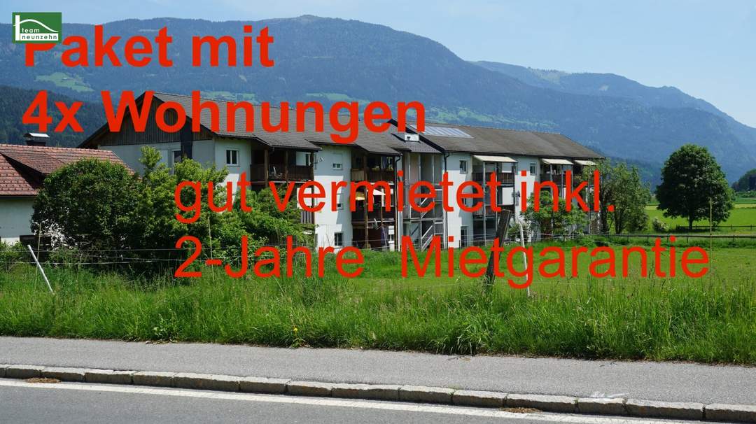 4x 2-Zimmer Wohnungen mit Mietgarantie für 48 Monate mit 4% Rendite. Solide Anlage. (14 Whng. bereits verkauft). - WOHNTRAUM