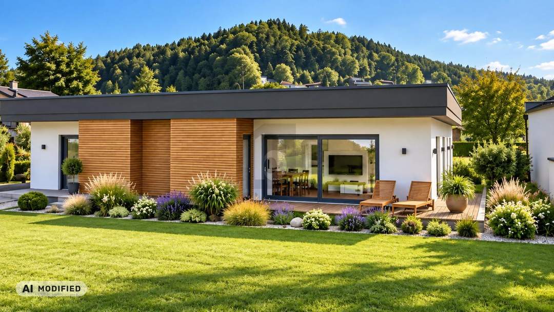 NEUBAUPROJEKT IN SCHALCHEN - ZWEI MODERNE HAUSHÄLFTEN AUF EINER EBENE