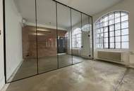 Modernes Loft-Büro in historischer Seidenfabrik – einzigartiger Backsteincharme &amp; hochwertige Ausstattung