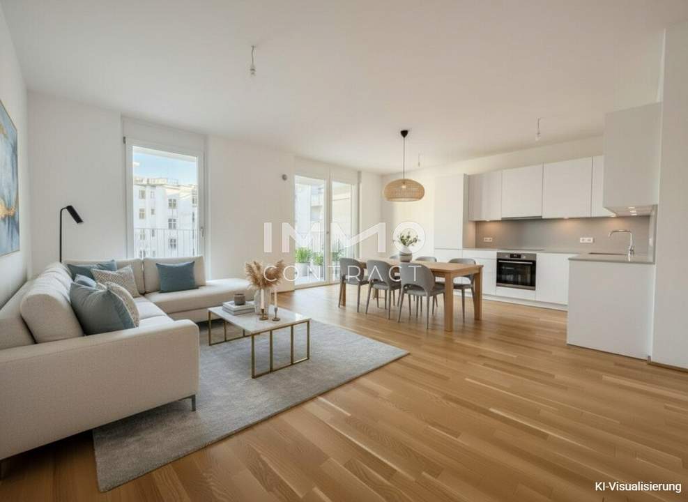 Perfekt aufgeteilt: 3 Zimmer mit zwei Balkonen – top Anbindung BEIM DONAUUFER