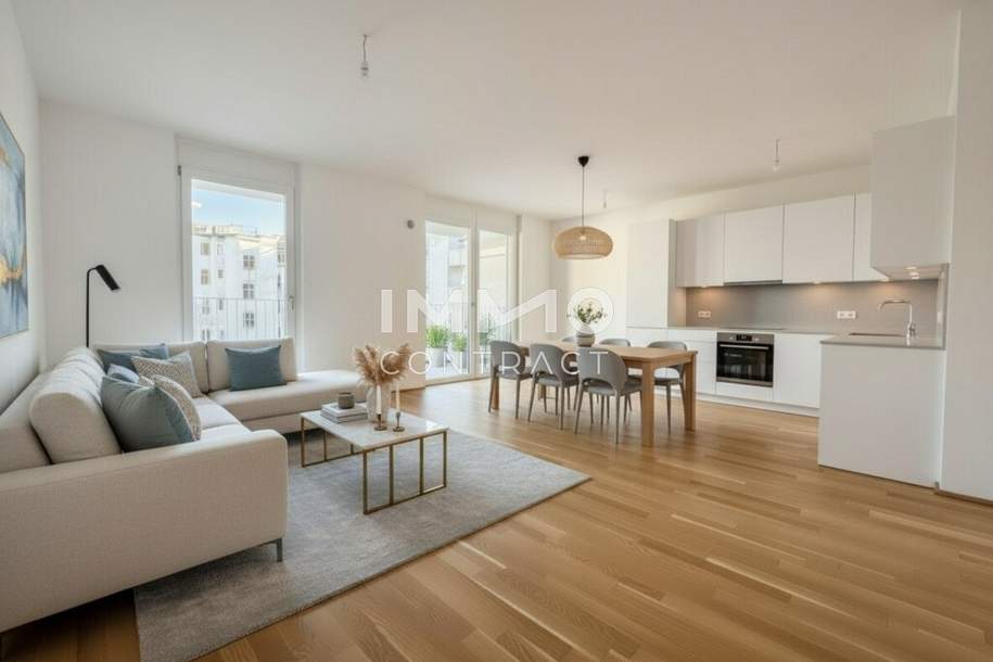 Perfekt aufgeteilt: 3 Zimmer mit zwei Balkonen – top Anbindung BEIM DONAUUFER, Wohnung-kauf, 259.500,€, 1210 Wien 22., Donaustadt