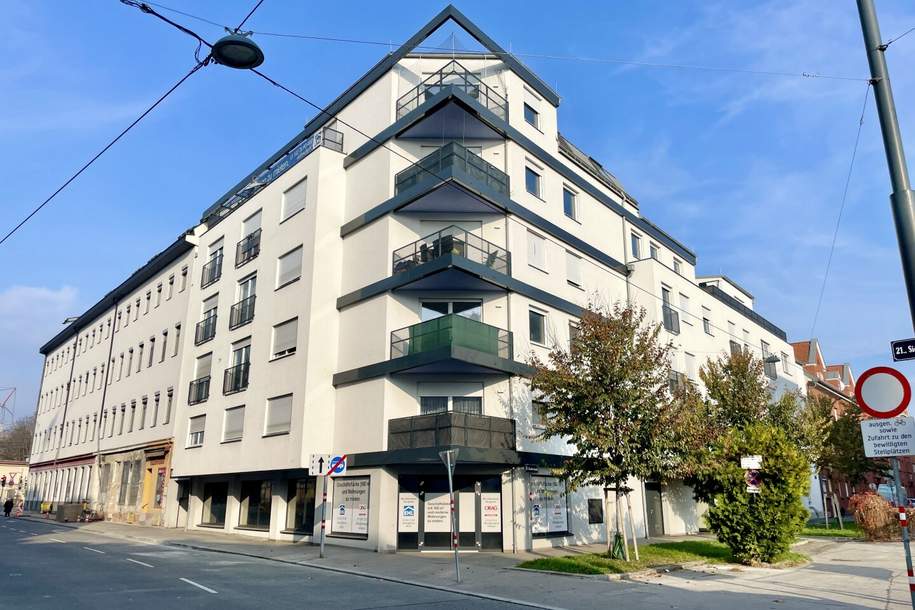 Wohnen in Floridsdorf – 1-Zimmer-Wohnung mit Balkon und Garage Nähe Shopping City Nord &amp; Klink Floridsdorf, Wohnung-miete, 700,00,€, 1210 Wien 21., Floridsdorf