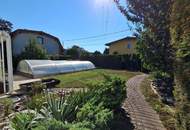 "Kleingartenhaus mit Pool auf Eigengrund nahe Siemensstrasse"