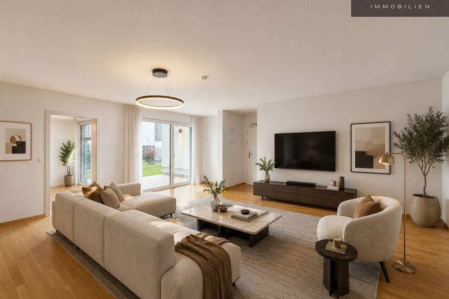 | 2 ZIMMER WOHNUNG | RUHIGER ERSTBEZUG MIT GARTEN &amp; TERRASSE | HOFSEITIG | MEIDLING |, Wohnung-kauf, 398.000,€, 1120 Wien 12., Meidling