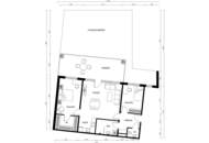 Erstbezug! Sehr schön aufgeteilte 3-Zimmer Wohnung mit 24 m2 Terrasse (Nähe Floridsdorfer Bahnhof)