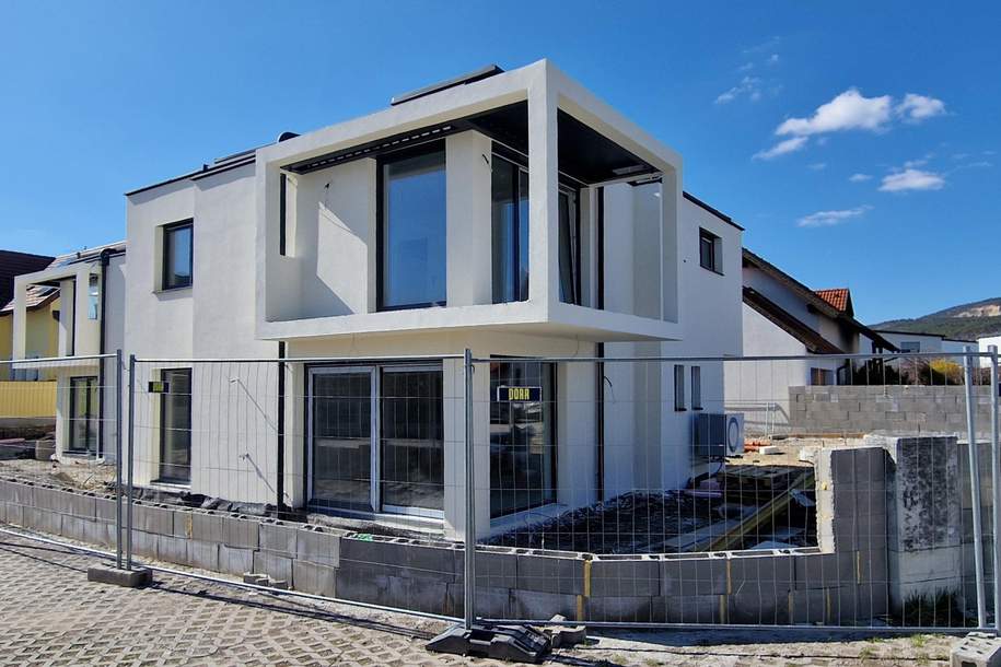 Doppelhaushälfte Neubau Top 2 – schlüsselfertig mit Dachterrasse!, Haus-kauf, 648.000,€, 2540 Baden