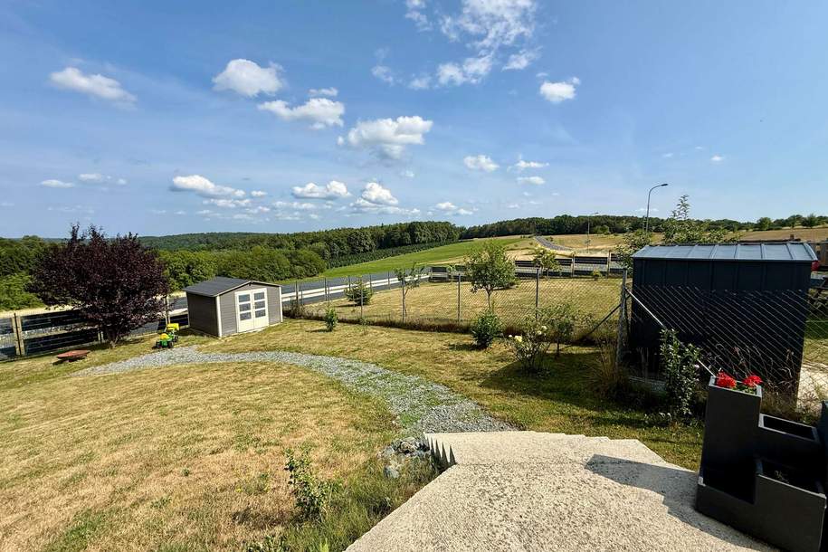Modernes Wohnen im Grünen: Holzriegel-Einfamilienhaus mit Einliegerwohnung &amp; Traumblick auf 1.800m², Haus-kauf, 567.000,€, 7501 Oberwart