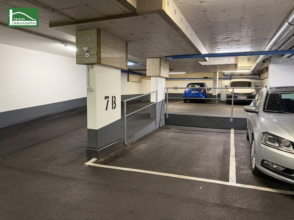 Sofort nutzbare Tiefgaragenstellplätze in toller Lage beim Meiselmarkt (U3 - Johnstraße/Schweglerstraße) mit günstigen Betriebskosten