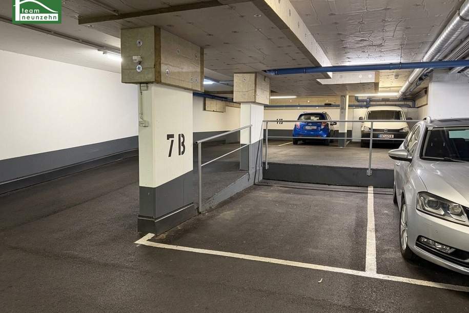 Sofort nutzbare Tiefgaragenstellplätze in toller Lage beim Meiselmarkt (U3 - Johnstraße/Schweglerstraße) mit günstigen Betriebskosten, Kleinobjekte-kauf, 35.000,€, 1150 Wien 15., Rudolfsheim-Fünfhaus